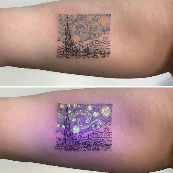 UV Tattoos Look So Much Better Than The Old Boring Black Ones!