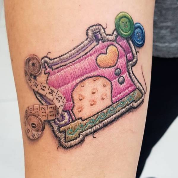 Embroidery Tattoos Are A Much Better Idea Than It Sounds!