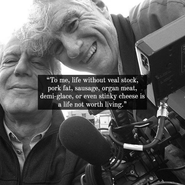 Anthony Bourdain And His Thoughts On Food