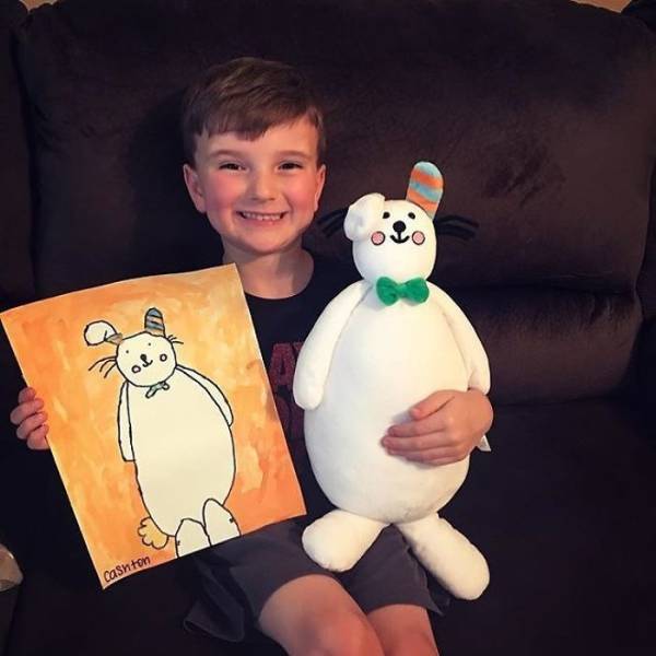 Children’s Drawings Can Now Be Turned Into Real Plush Toys!