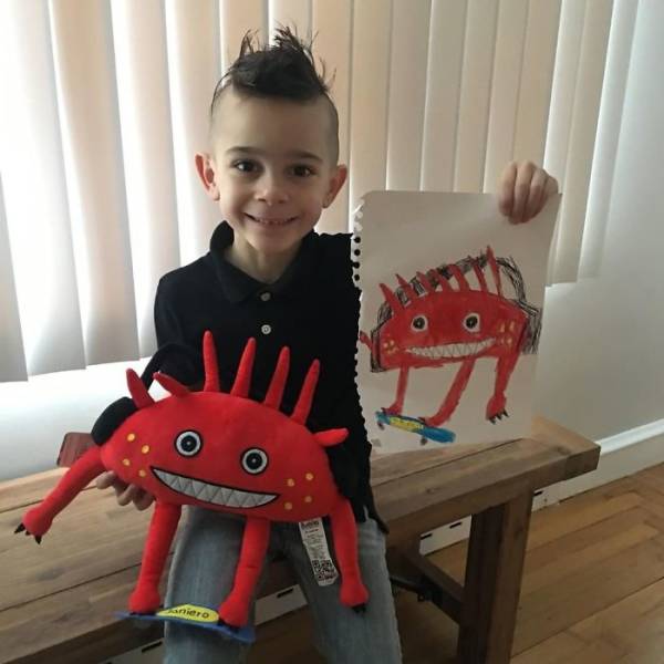 Children’s Drawings Can Now Be Turned Into Real Plush Toys!