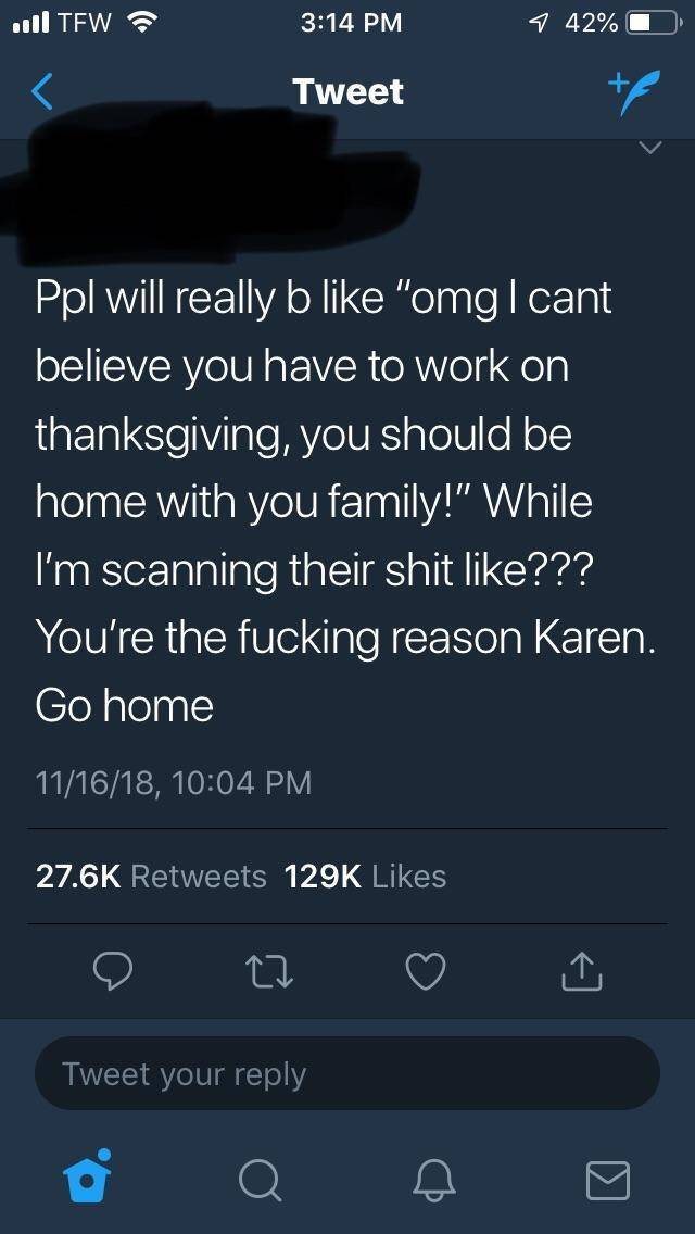 Oh No Karen, Not You Again