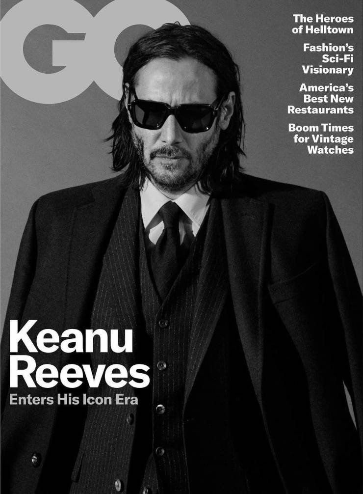 Keanu Reeves Appears In A New Photoshoot By GQ (12 pics 
