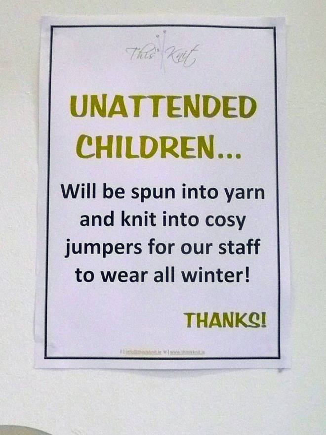 Don’t Leave Your Children Unattended!