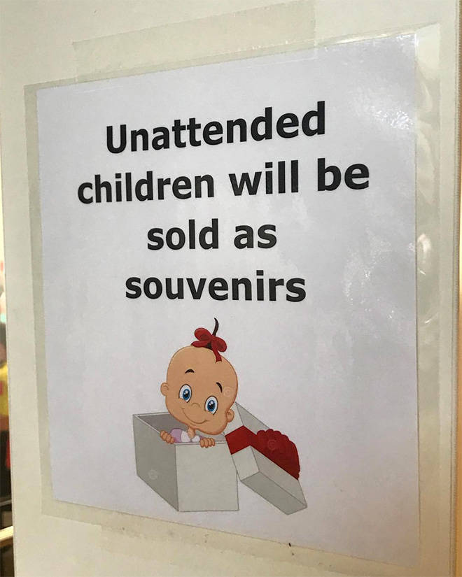 Don’t Leave Your Children Unattended!