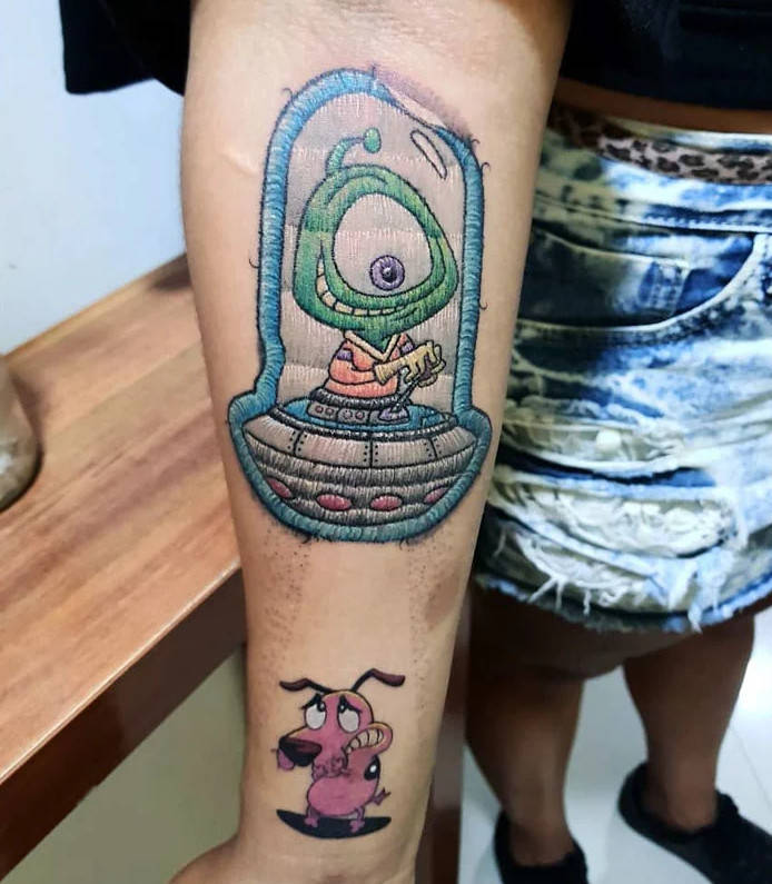 This Brazilian Artist Is A Master Of Embroidery Tattoos