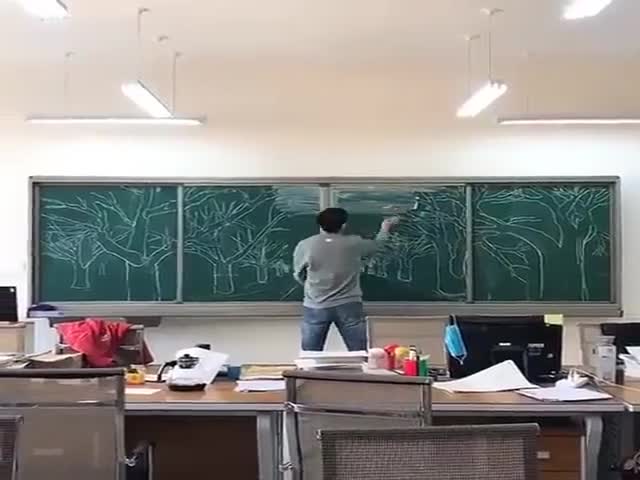Just A Chalkboard Drawing…