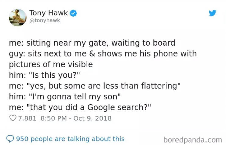 Not Everyone Recognizes Tony Hawk These Days