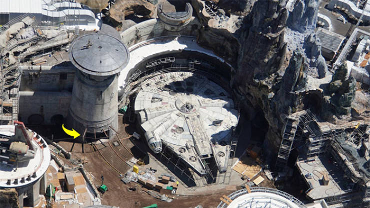 Disney “Star Wars” Land Is Almost Ready, And We Have Some Aerial Photos