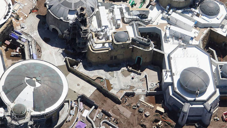 Disney “Star Wars” Land Is Almost Ready, And We Have Some Aerial Photos