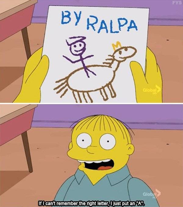 Ralph Wiggum: One Idiot To Rule Them All