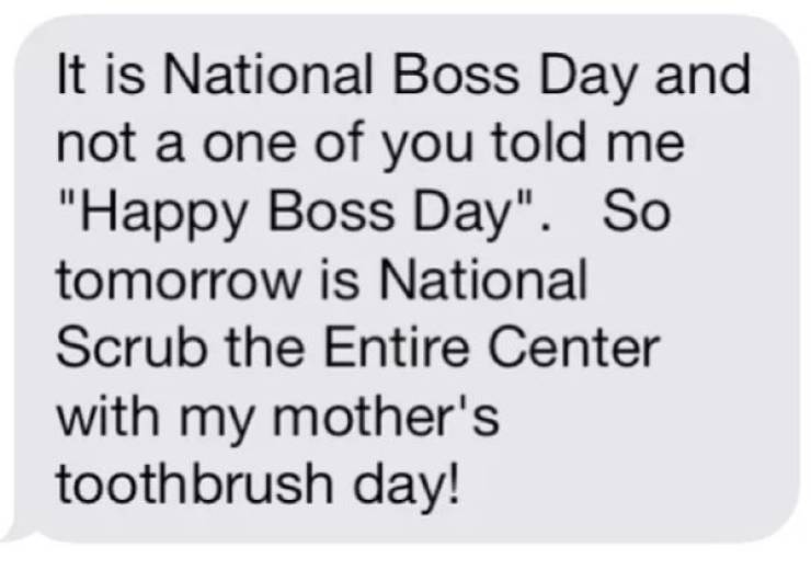 Boss Texts Can Sometimes Be Very Awkward