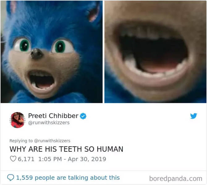 Fans Force The Creators Of The New Sonic The Hedgehog Movie To Change His Design