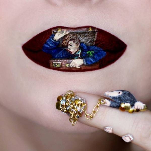 Lips Can Be Used As A Canvas For Pop Culture-Inspired Art