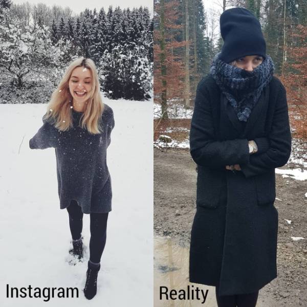 Swiss Girl Shows The Reality Of Scenic Instagram Photos