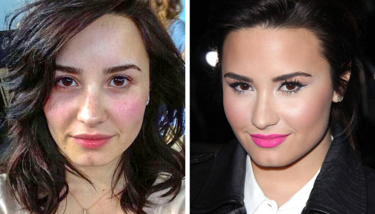 Celebs Show Themselves Without Layers Of Make Up