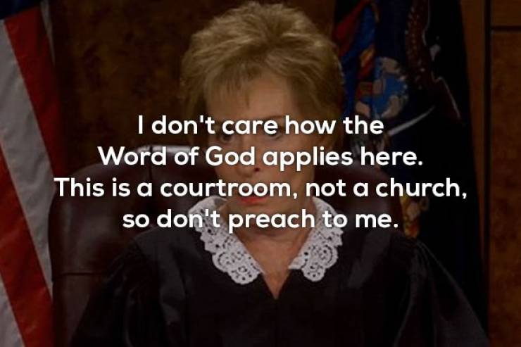Judge Judy Doesn’t Take Any Hostages