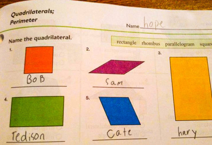 These Homework Answers Prove That Kids Are Absolutely Bonkers