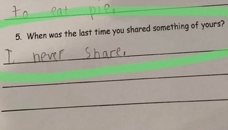 These Homework Answers Prove That Kids Are Absolutely Bonkers