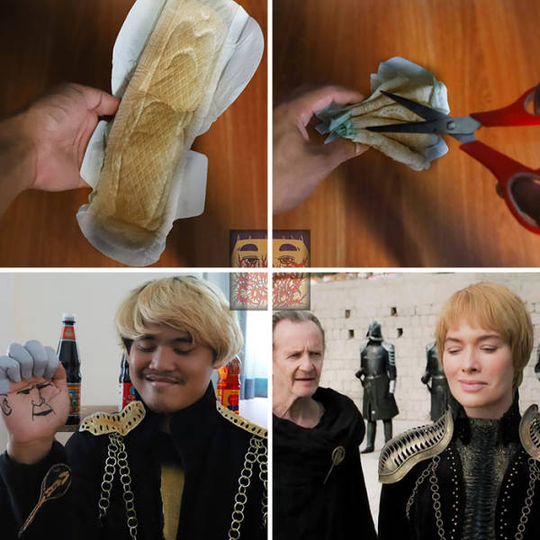 “Low Cost Cosplay” Guy Returns With Hilarious “Game Of Thrones” Transformations