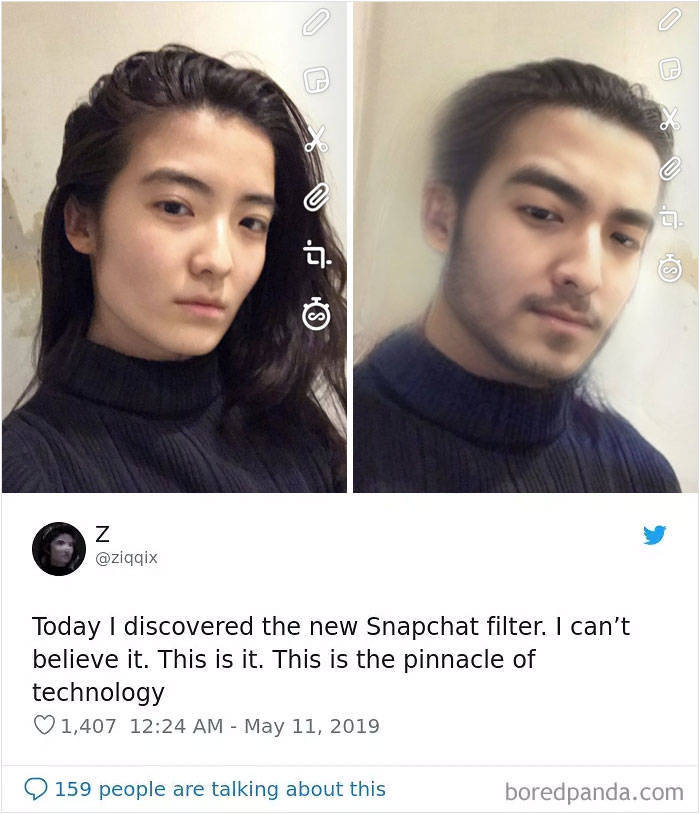 The Internet Was Not Prepared For The New Snapchat Gender Swap Filter.