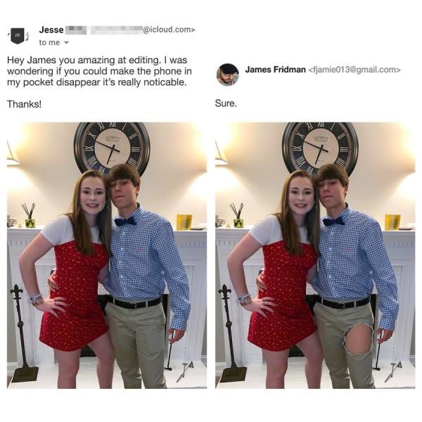 James Fridman Is Not The Guy You Want To Ask For Photoshop (13 pics + 3 ...