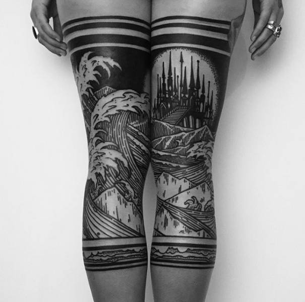 Some Of The Most Incredible Leg Tattoos