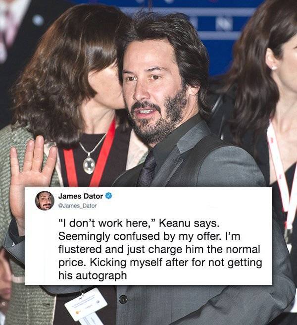 Yet Another Amazing Story About Keanu Reeves