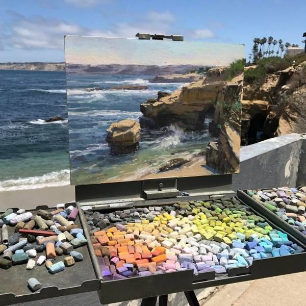 Artist Seamlessly Combines Paintings And Photos Of Nature, And The Results Are Beautiful