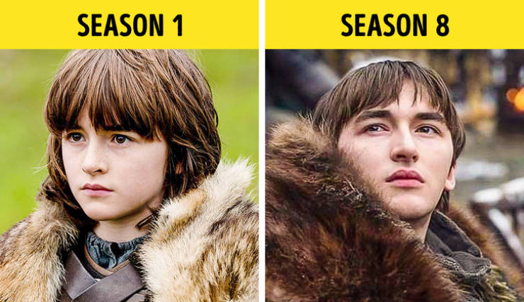 “Game Of Thrones” Characters In First Seasons Vs. In Season 8