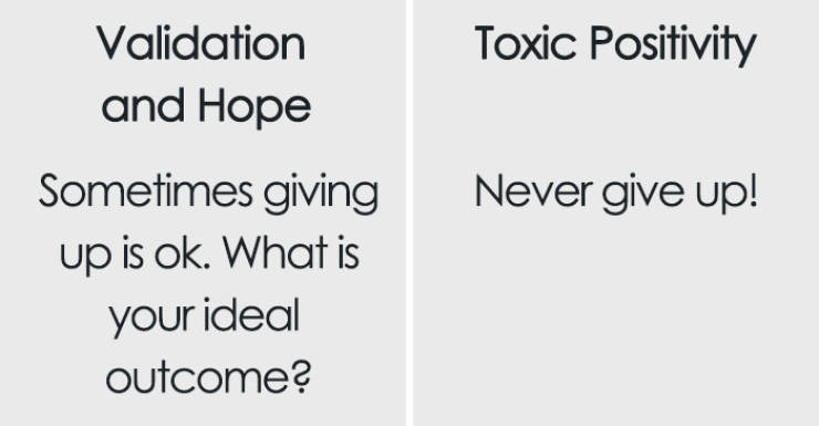 So What’s The Difference Between Support And “Toxic Positivity”?