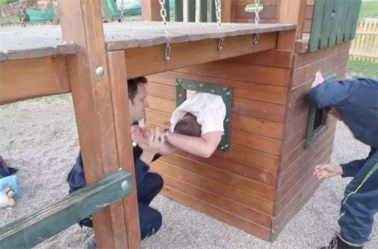 Childrens’ Playgrounds Are Not For Adults!