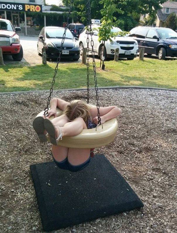 Childrens’ Playgrounds Are Not For Adults!