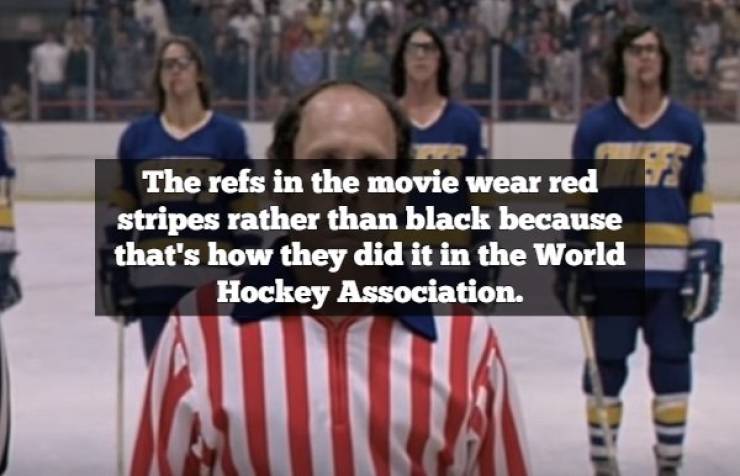 Just Slam These “Slap Shot” Facts Over Here