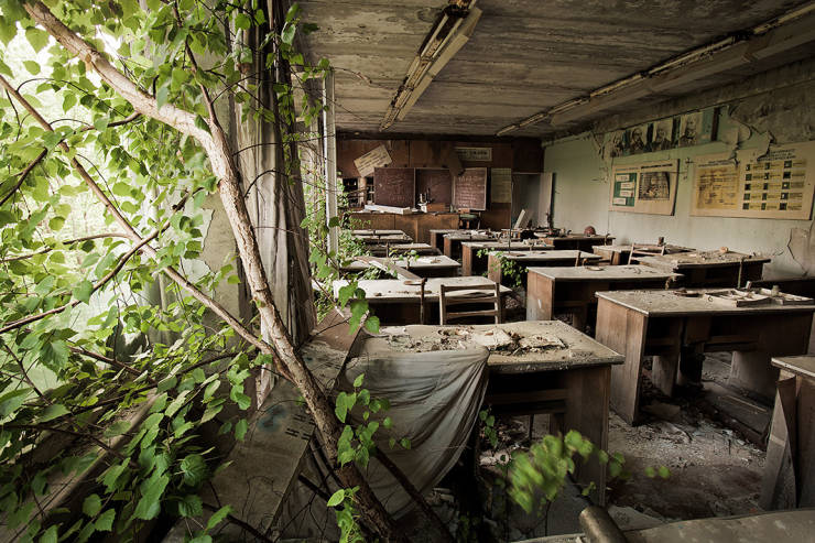 A csernobili fotók kedves hátborzongatóak
