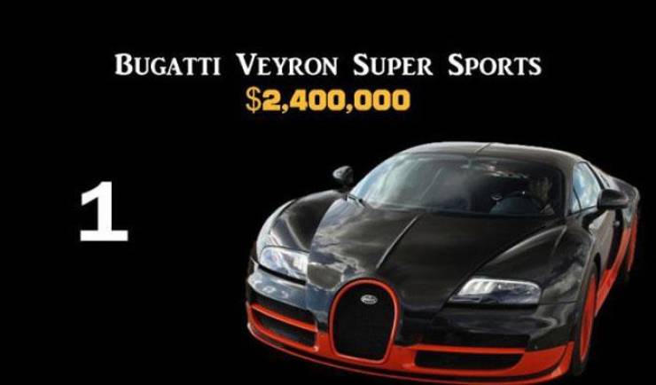 Top Ten Of The Most Expensive Cars