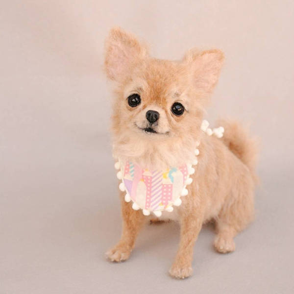 Japanese Artist Creates Incredibly Realistic Animals From Felt Wool