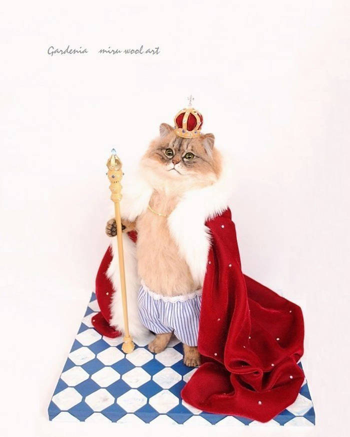 Japanese Artist Creates Incredibly Realistic Animals From Felt Wool