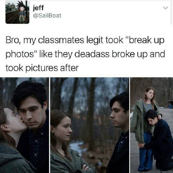 A Dumpster Fire Of Break Up Memes