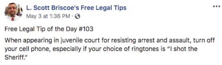 Free Legal Tips Are Not Always Useful