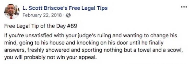 Free Legal Tips Are Not Always Useful