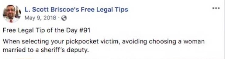 Free Legal Tips Are Not Always Useful