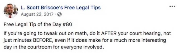 Free Legal Tips Are Not Always Useful