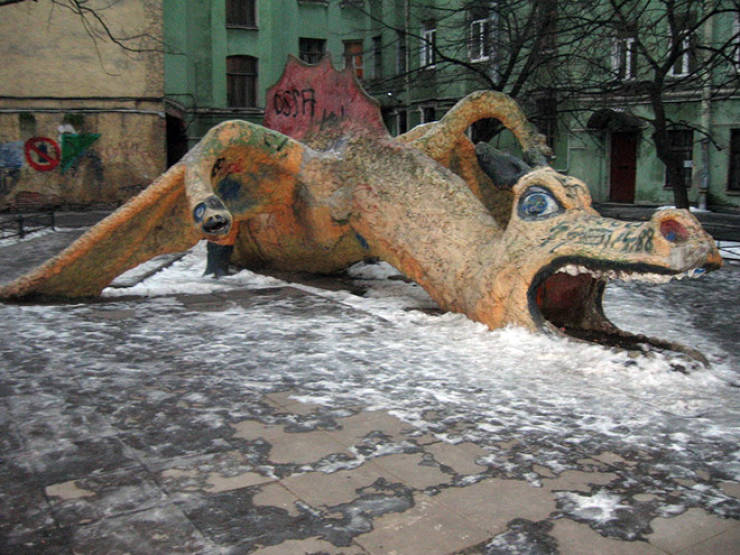 Russian Playgrounds Were Invented In Darkest Nightmares