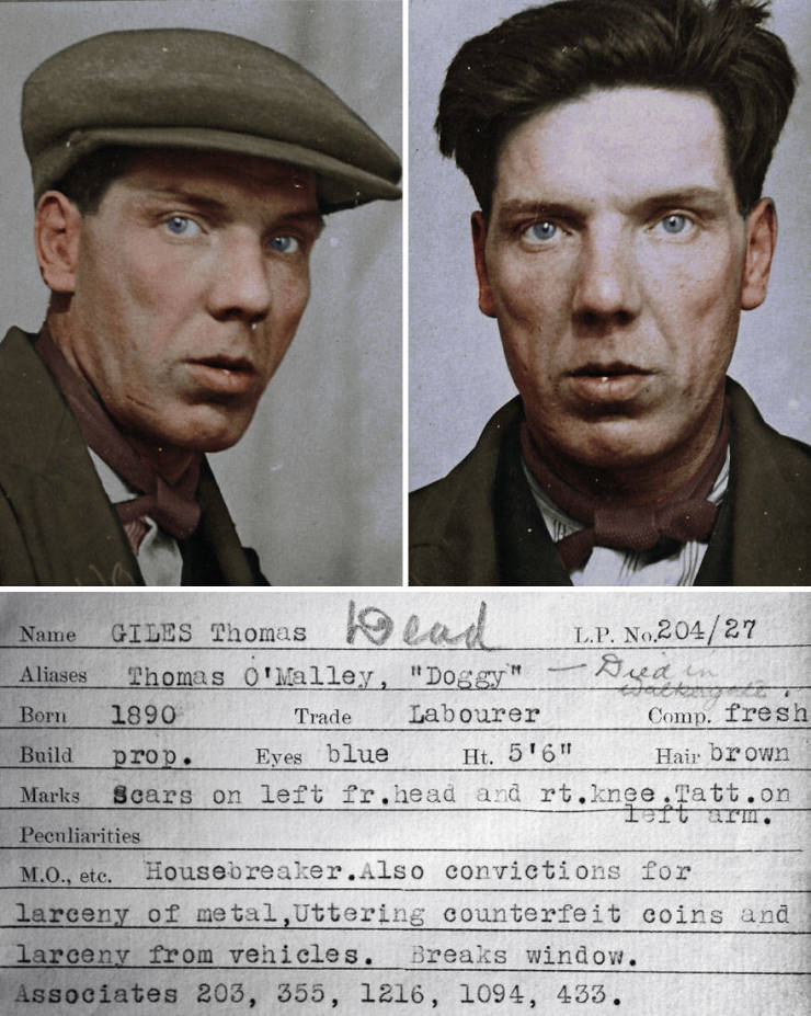 Colorized Mugshots Of Criminals From The 30’s And Their Stories