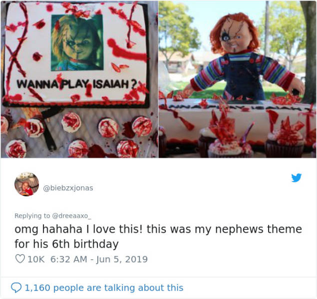 3-Year-Old Picks A Horror Movie As Her Birthday Party Theme