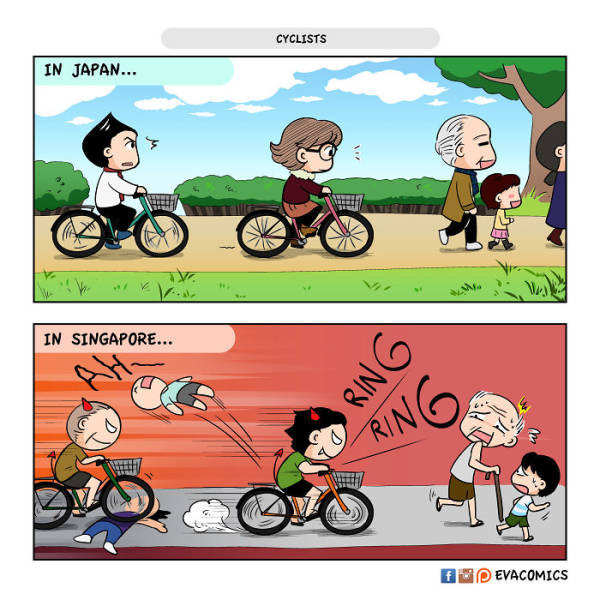 Guy Draws Comics To Show How Culturally Different Japan Is From Other Countries