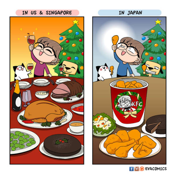 Guy Draws Comics To Show How Culturally Different Japan Is From Other Countries