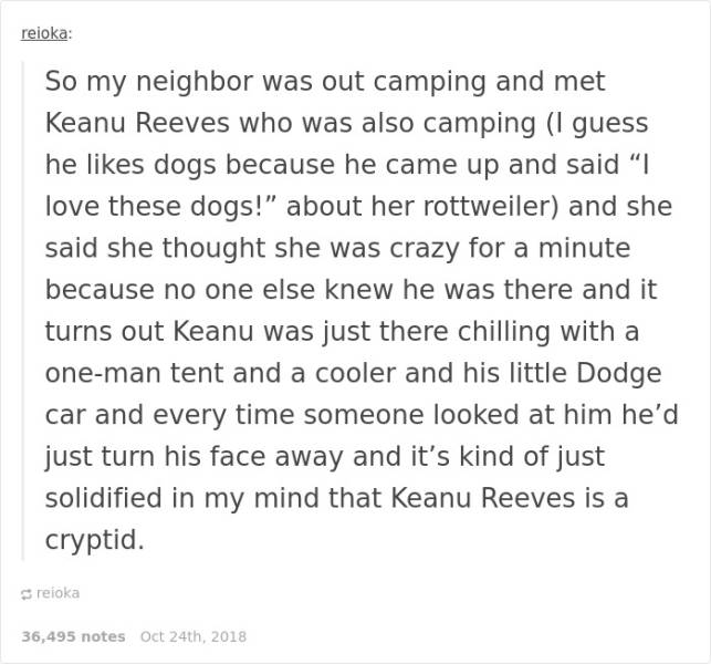 There Are So Many Reasons To Love Keanu Reeves! There Are So Many Reasons To Love Keanu Reeves!