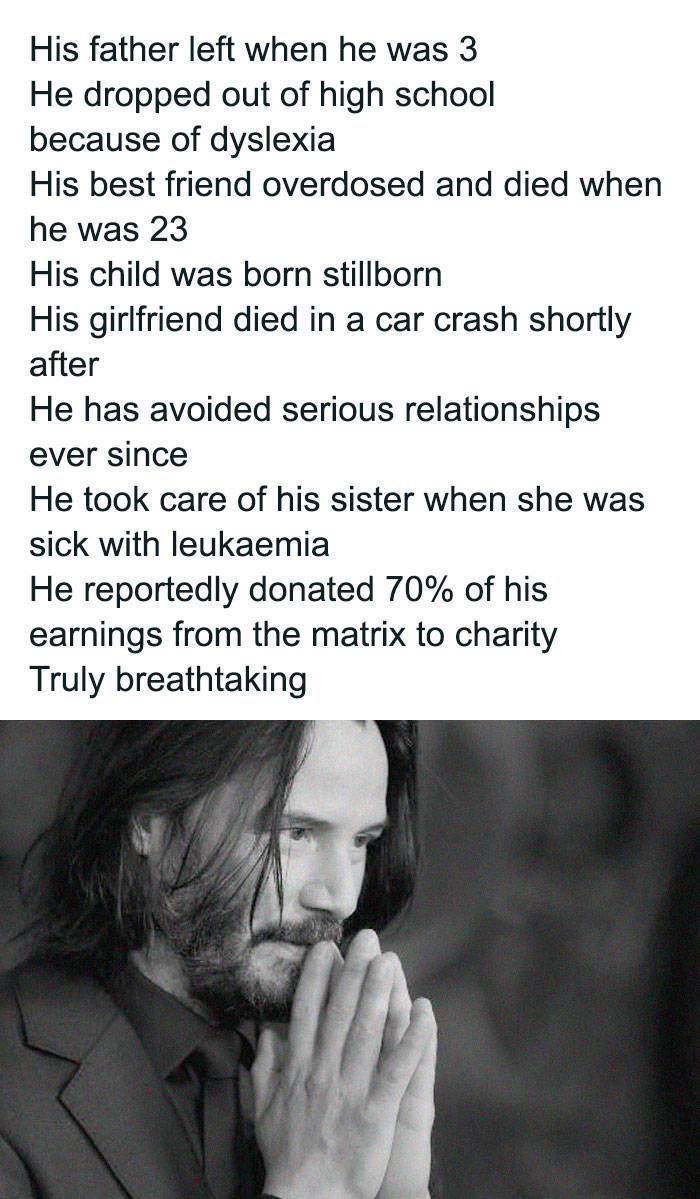 There Are So Many Reasons To Love Keanu Reeves! There Are So Many Reasons To Love Keanu Reeves!
